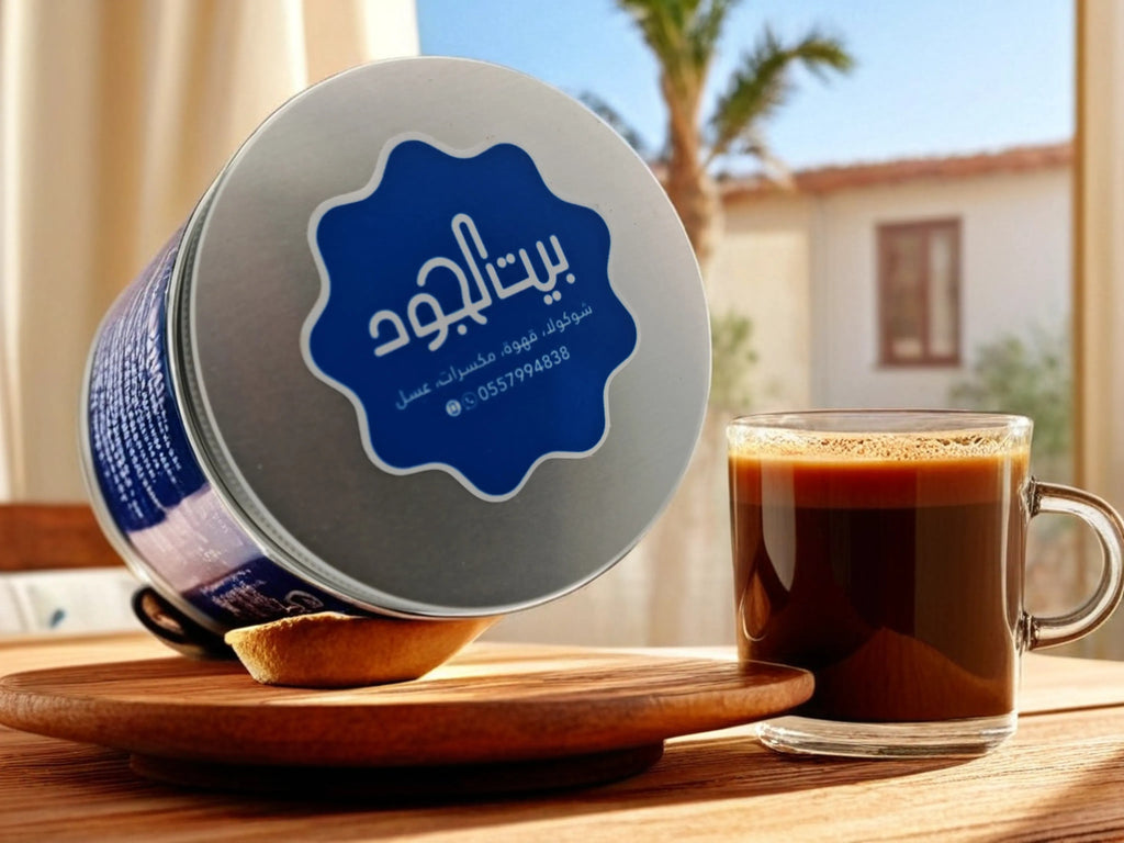 قهوه تركية بيت الجود مع فنجان هديه