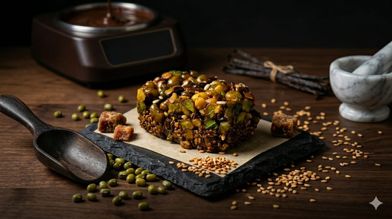 جقجق بالسمسم الاسمر